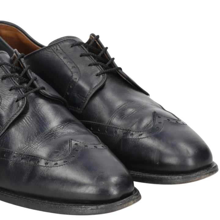 Allen Edmonds WINDSOR wingtip shoes, made in the USA, size 8 1/2 E Men's 26.5cm unclear black type Vintage Second Hand