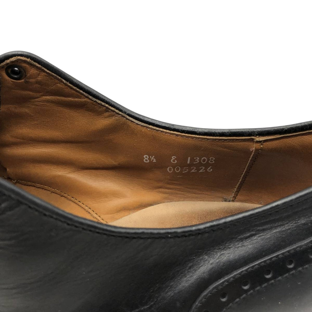 Allen Edmonds WINDSOR wingtip shoes, made in the USA, size 8 1/2 E Men's 26.5cm unclear black type Vintage Second Hand