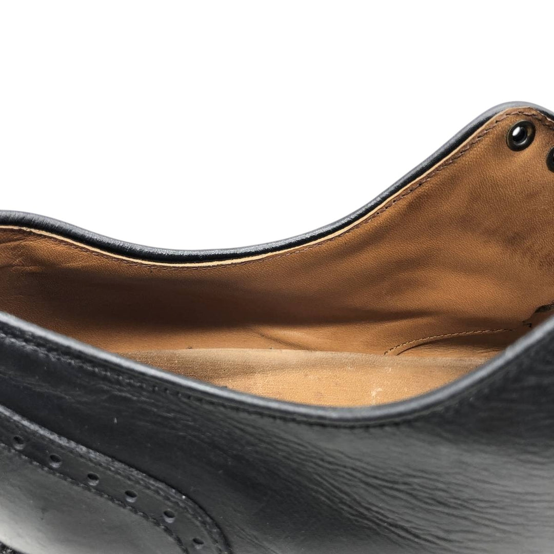 Allen Edmonds WINDSOR wingtip shoes, made in the USA, size 8 1/2 E Men's 26.5cm unclear black type Vintage Second Hand