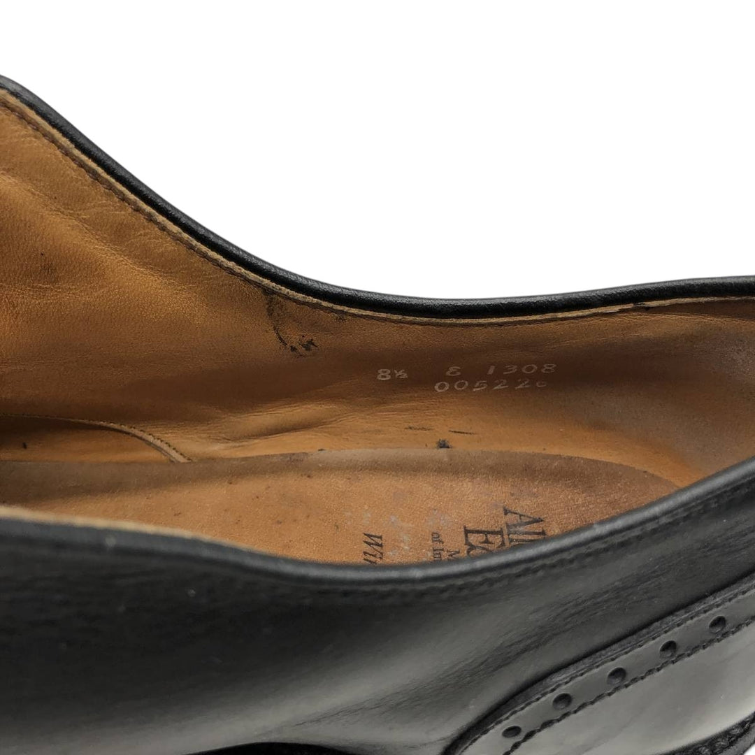 Allen Edmonds WINDSOR wingtip shoes, made in the USA, size 8 1/2 E Men's 26.5cm unclear black type Vintage Second Hand