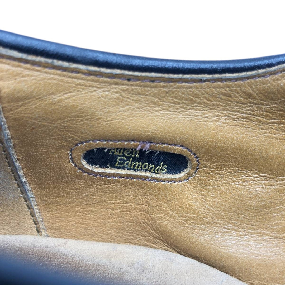 Allen Edmonds WINDSOR wingtip shoes, made in the USA, size 8 1/2 E Men's 26.5cm unclear black type Vintage Second Hand