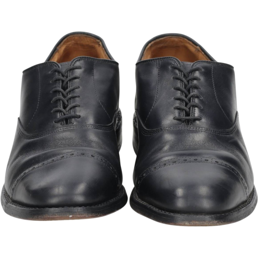 Allen Edmonds Byron Straight Tip Shoes, Made in USA, Size 8 D Men's 26.0cm unclear black type Vintage Second Hand