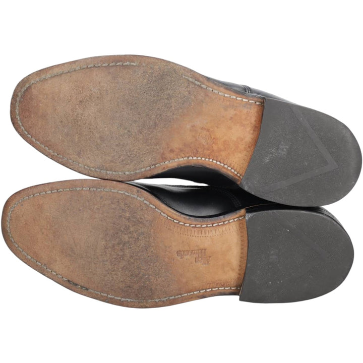Allen Edmonds Byron Straight Tip Shoes, Made in USA, Size 8 D Men's 26.0cm unclear black type Vintage Second Hand
