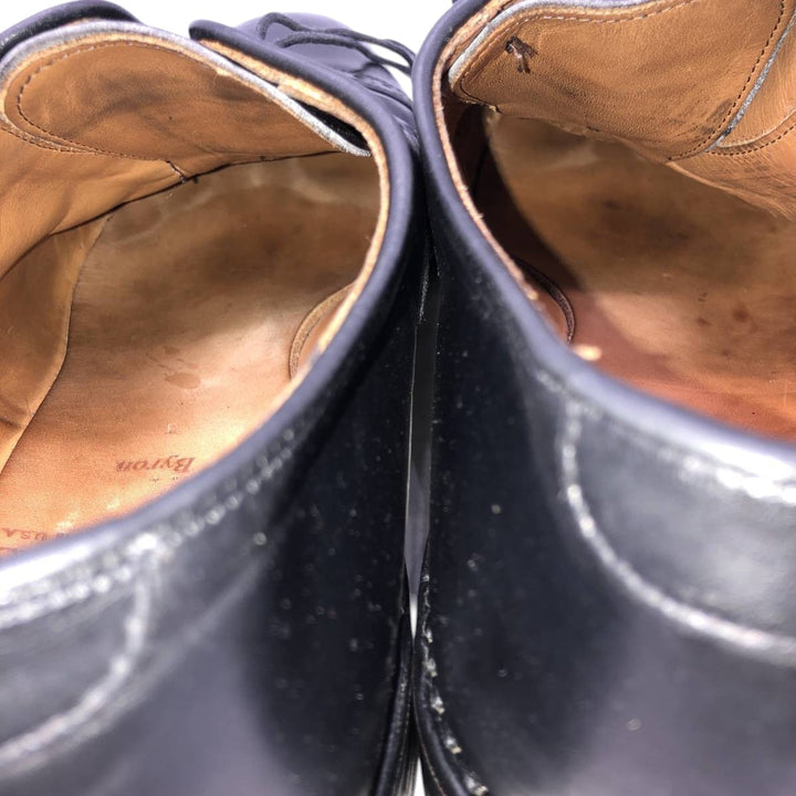 Allen Edmonds Byron Straight Tip Shoes, Made in USA, Size 8 D Men's 26.0cm unclear black type Vintage Second Hand