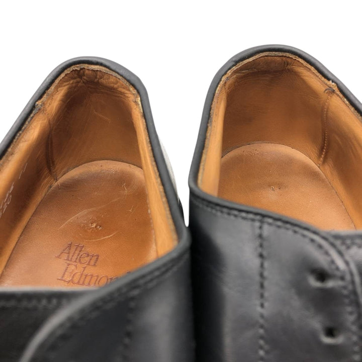 Allen Edmonds Byron Straight Tip Shoes, Made in USA, Size 8 D Men's 26.0cm unclear black type Vintage Second Hand