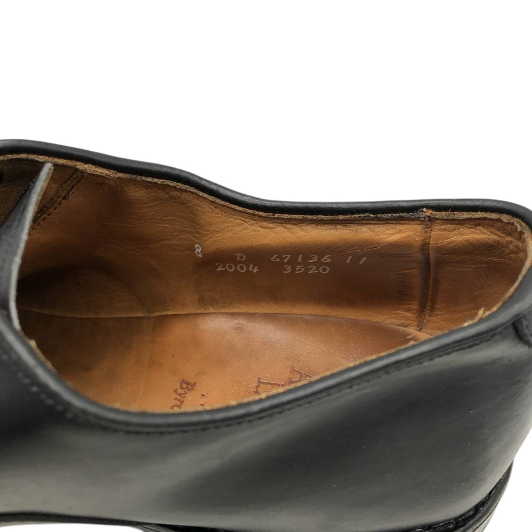 Allen Edmonds Byron Straight Tip Shoes, Made in USA, Size 8 D Men's 26.0cm unclear black type Vintage Second Hand