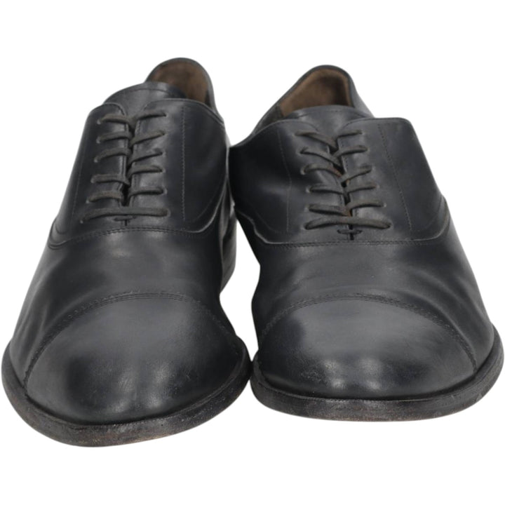 Salvatore Ferragamo straight-tip shoes, made in Italy, size 9 1/2 (2E). Men's 27.5cm unclear black type Vintage Second Hand