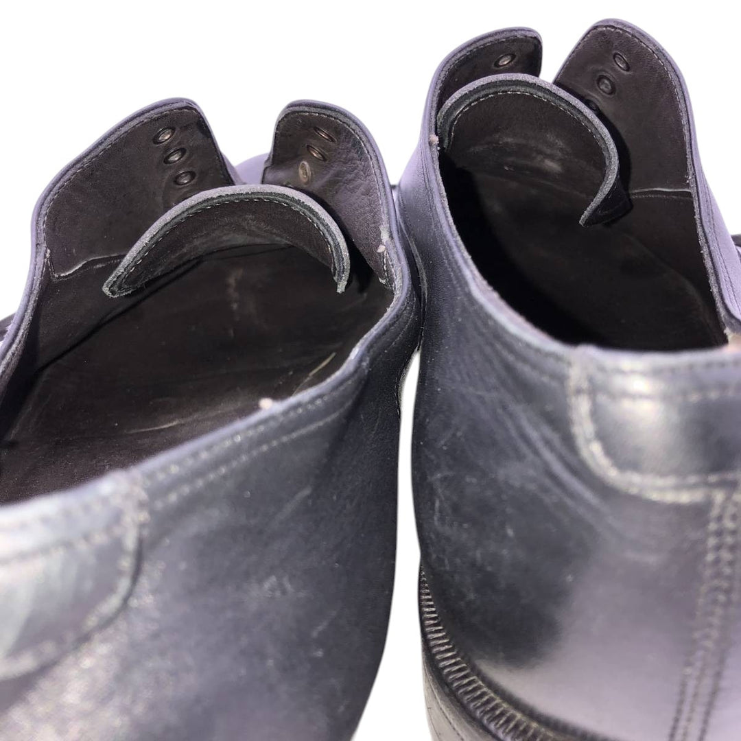 Salvatore Ferragamo straight-tip shoes, made in Italy, size 9 1/2 (2E). Men's 27.5cm unclear black type Vintage Second Hand