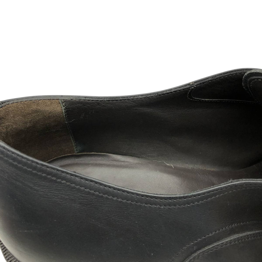 Salvatore Ferragamo straight-tip shoes, made in Italy, size 9 1/2 (2E). Men's 27.5cm unclear black type Vintage Second Hand