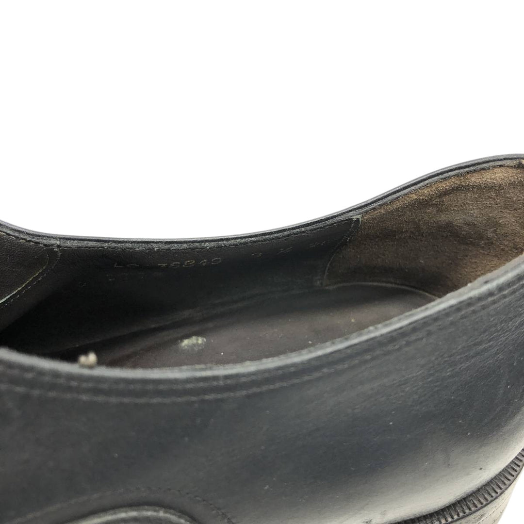 Salvatore Ferragamo straight-tip shoes, made in Italy, size 9 1/2 (2E). Men's 27.5cm unclear black type Vintage Second Hand