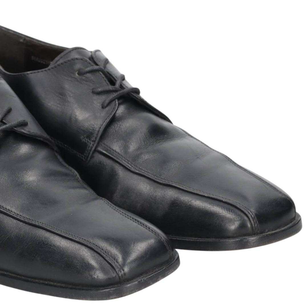 Loake plain toe shoes, size 7 Men's 25.5cm genuine leather black type Vintage Second Hand