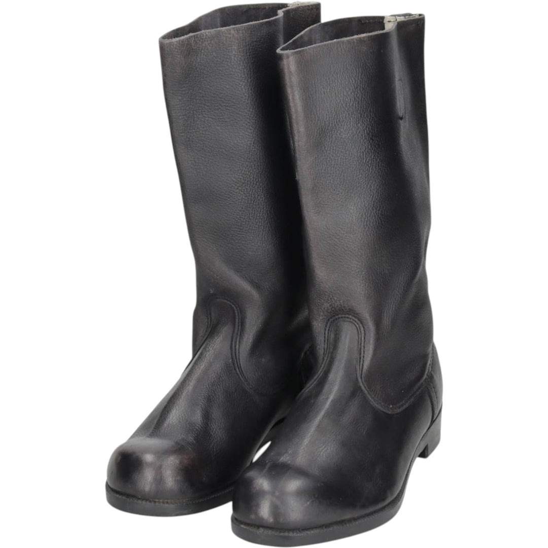 East German Army Military Boots (Jackboots) Men's 28.0cm unclear black type Vintage Second Hand