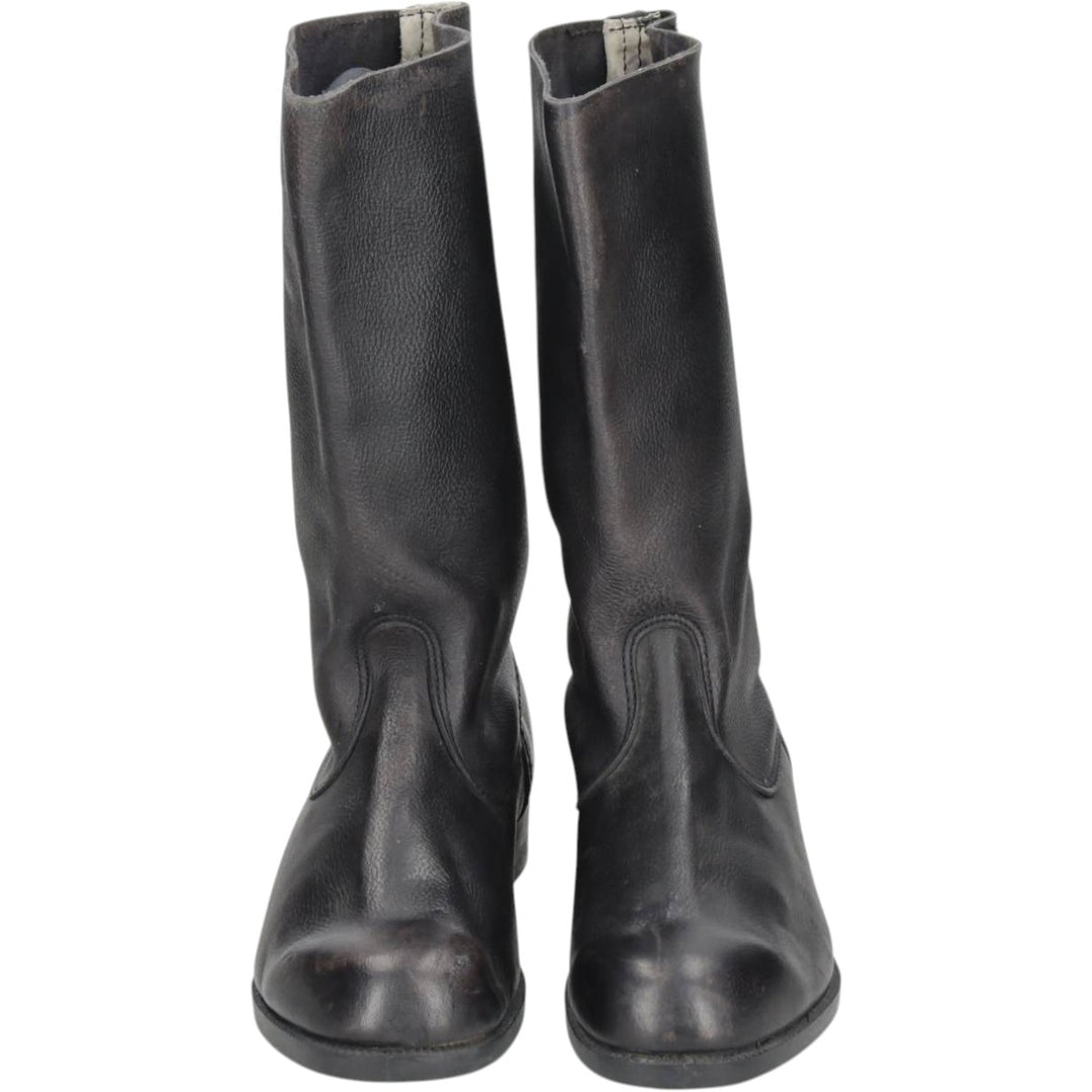 East German Army Military Boots (Jackboots) Men's 28.0cm unclear black type Vintage Second Hand