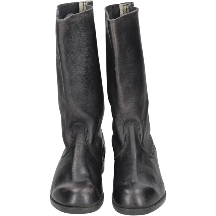 East German Army Military Boots (Jackboots) Men's 28.0cm unclear black type Vintage Second Hand
