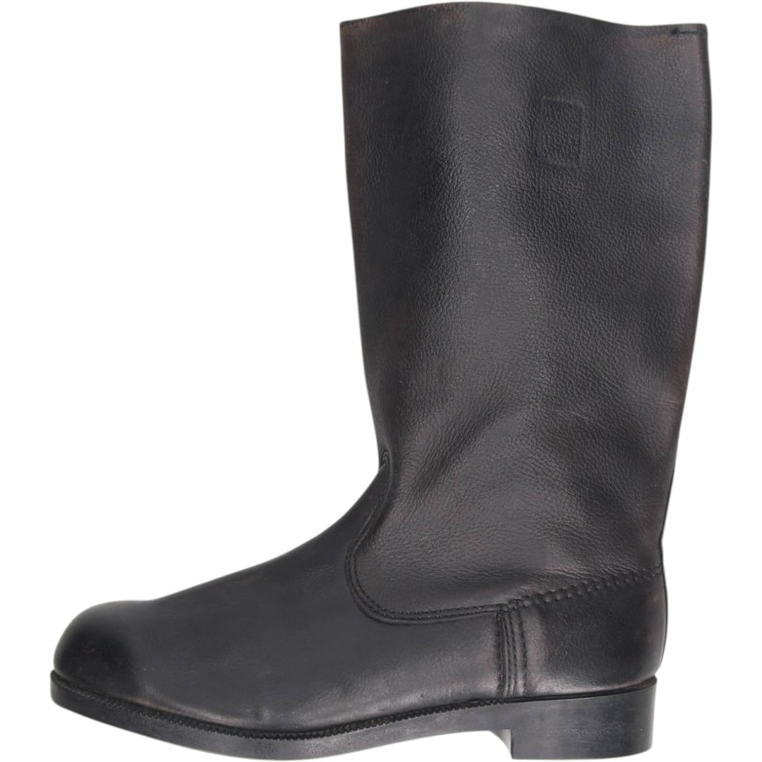 East German Army Military Boots (Jackboots) Men's 28.0cm unclear black type Vintage Second Hand
