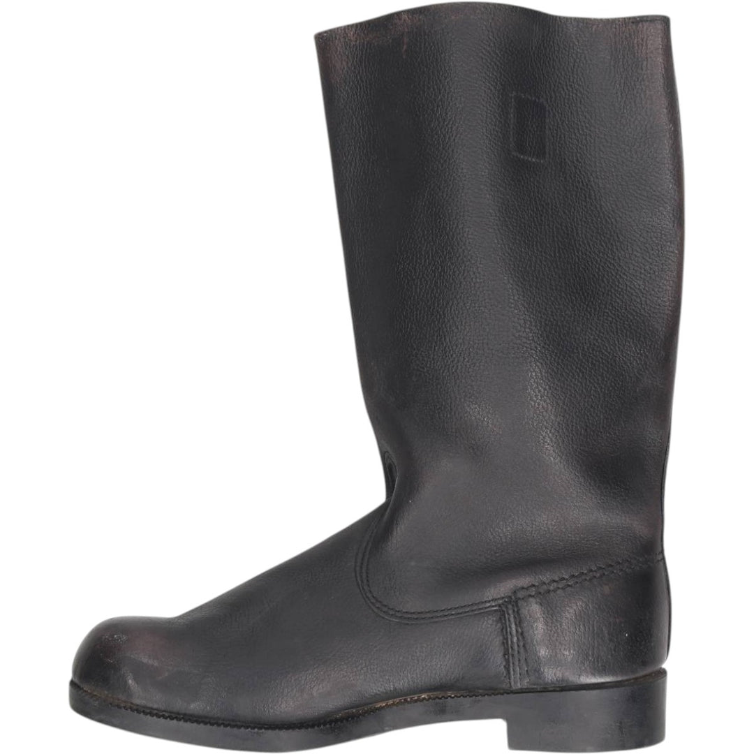 East German Army Military Boots (Jackboots) Men's 28.0cm unclear black type Vintage Second Hand