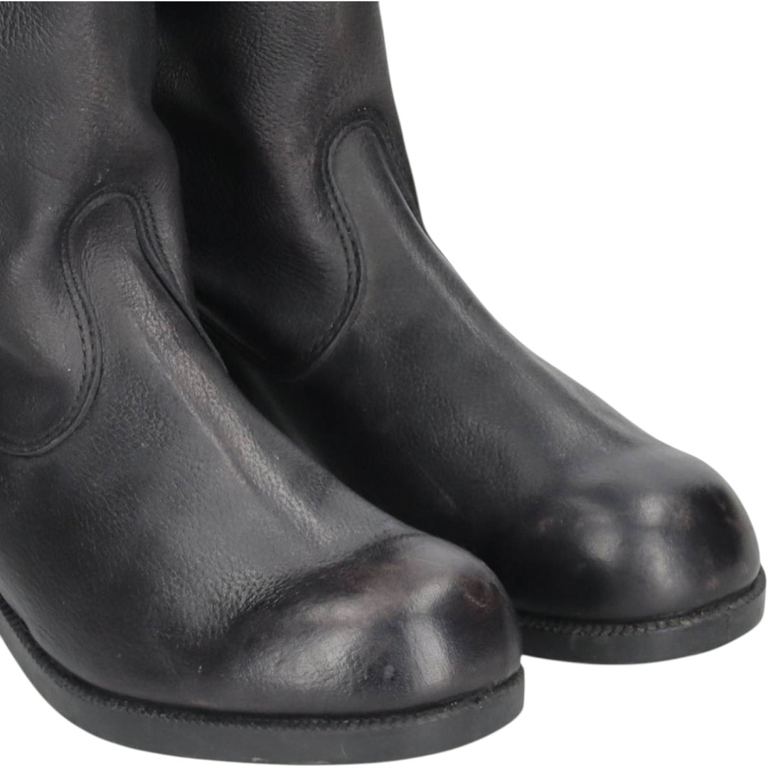 East German Army Military Boots (Jackboots) Men's 28.0cm unclear black type Vintage Second Hand