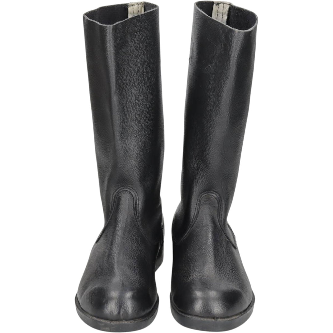 East German military boots (jackboots) Men's 28.0cm unclear black type Vintage Second Hand