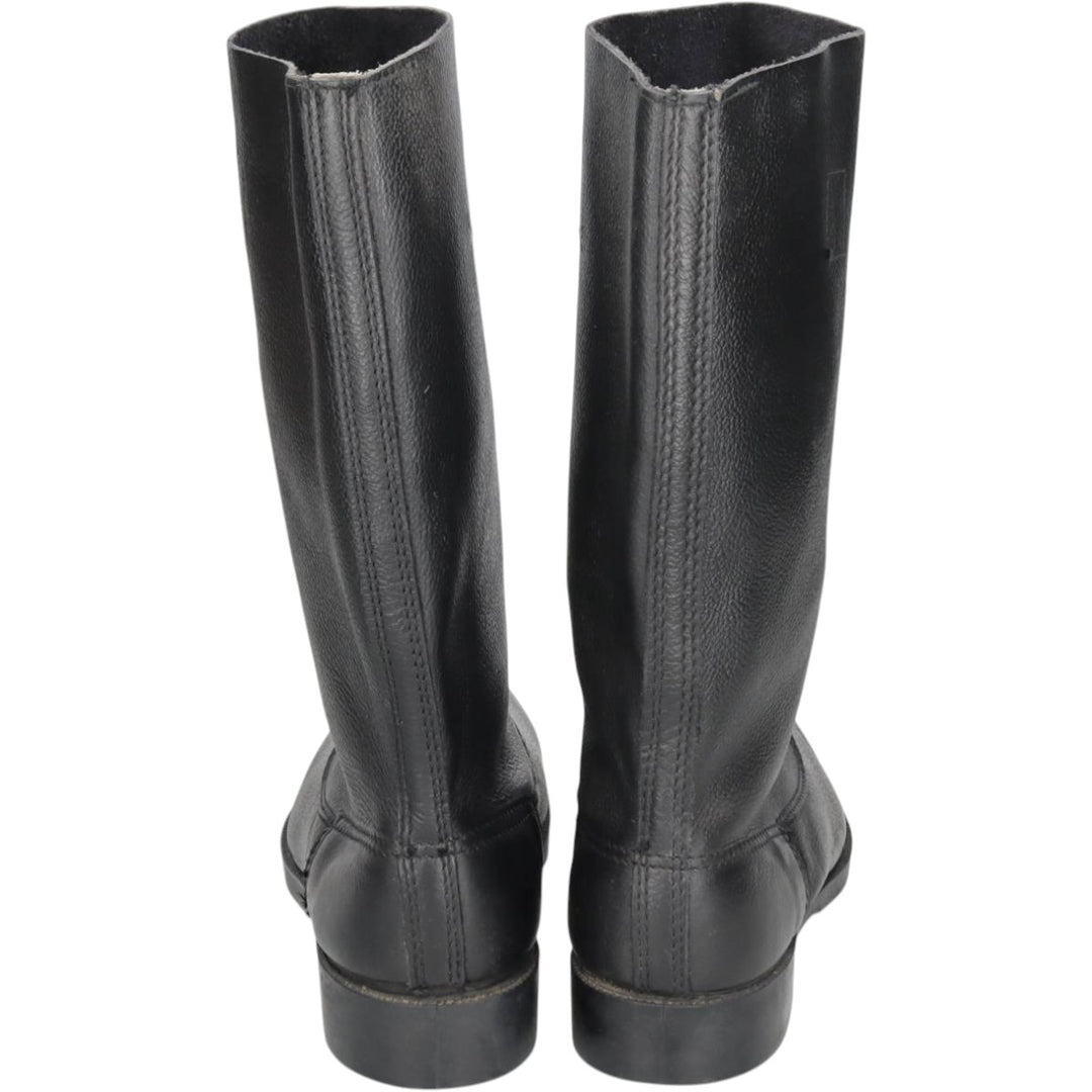 East German military boots (jackboots) Men's 28.0cm unclear black type Vintage Second Hand