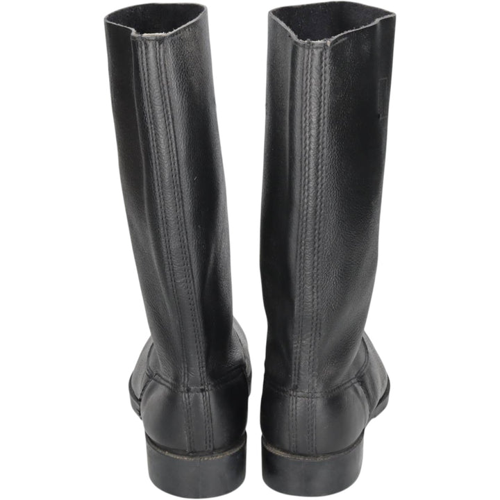 East German military boots (jackboots) Men's 28.0cm unclear black type Vintage Second Hand