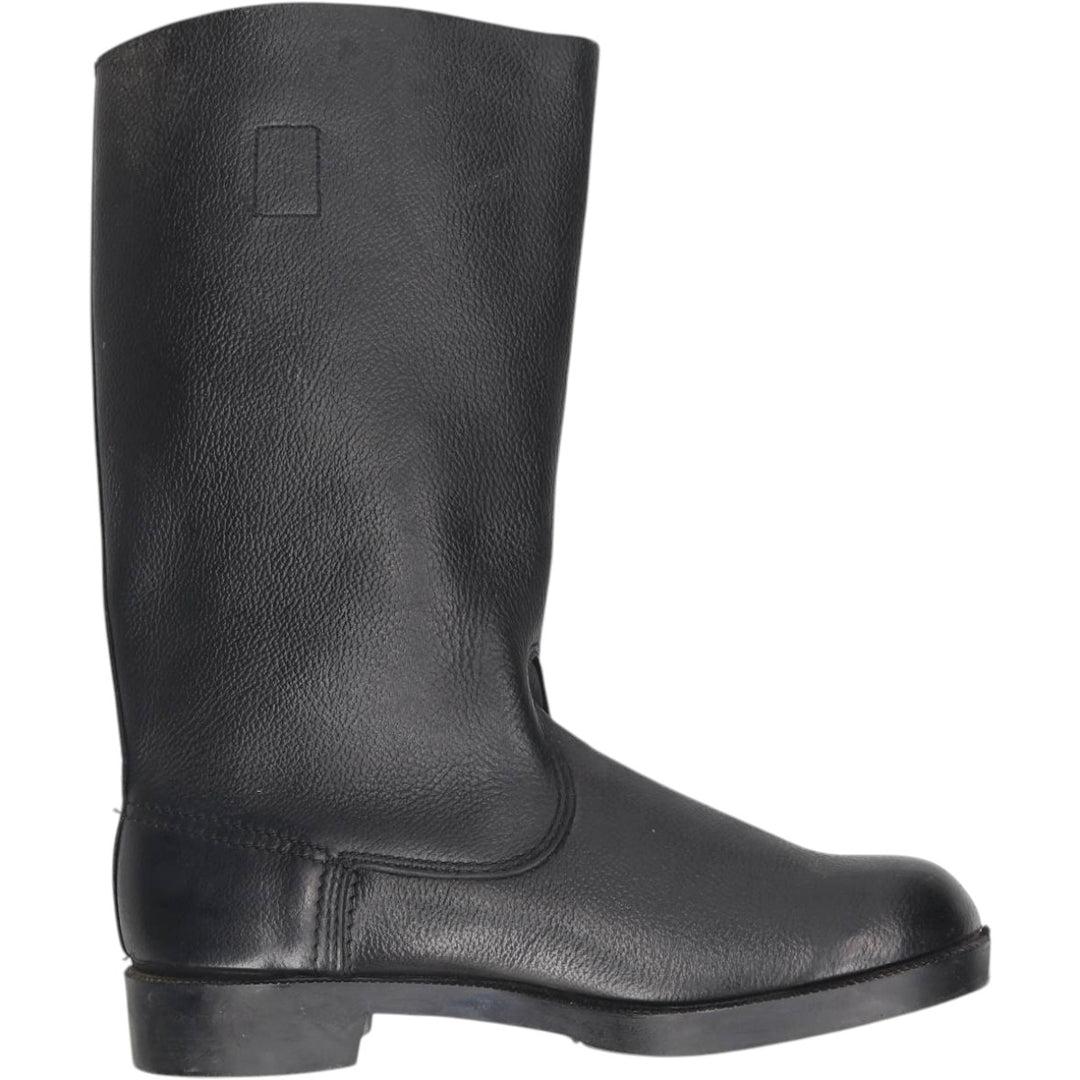 East German military boots (jackboots) Men's 28.0cm unclear black type Vintage Second Hand