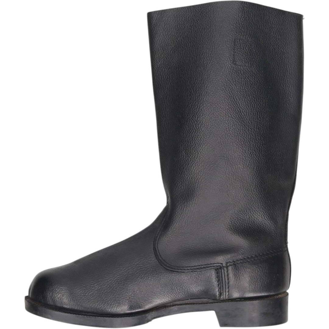 East German military boots (jackboots) Men's 28.0cm unclear black type Vintage Second Hand