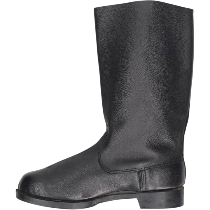 East German military boots (jackboots) Men's 28.0cm unclear black type Vintage Second Hand