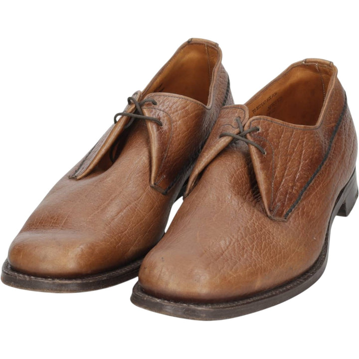 NEW AVENUE Plain Toe Shoes, Made in England, Size 9 Men's 27.5cm unclear brown type Vintage Second Hand