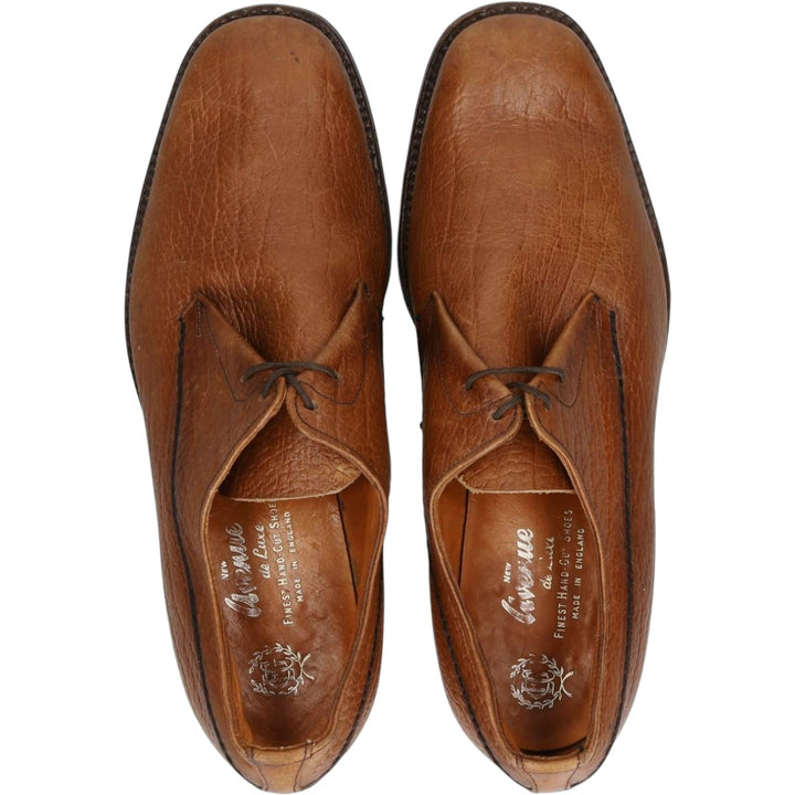 NEW AVENUE Plain Toe Shoes, Made in England, Size 9 Men's 27.5cm unclear brown type Vintage Second Hand
