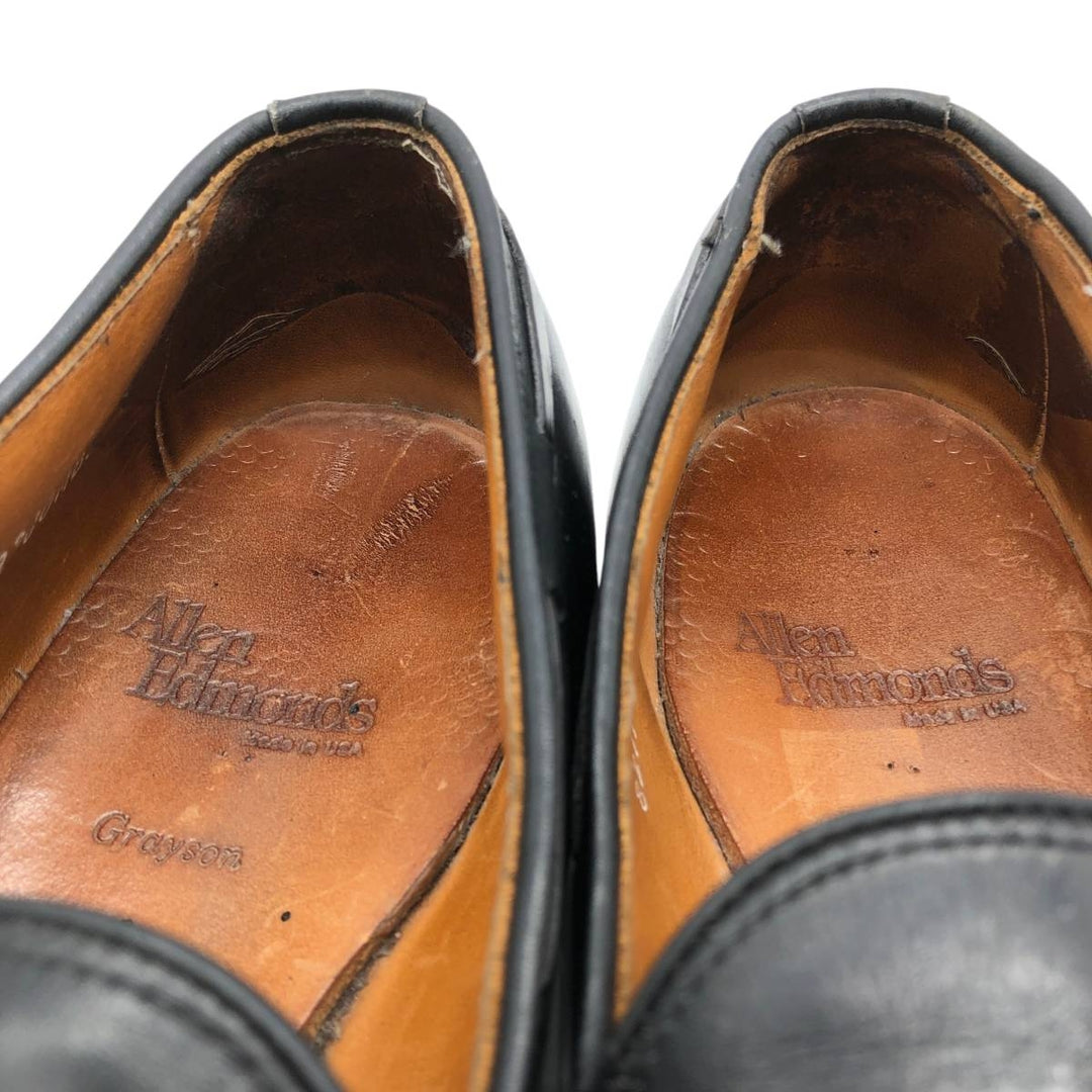 Allen Edmonds Grayson Tassel Loafers, Made in USA, Size 10 1/2 B Men's 28.5cm unclear black type Vintage Second Hand