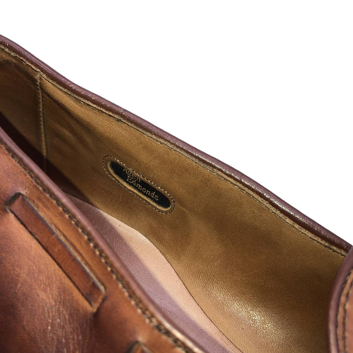 Allen Edmonds Dalton Kilt Tongue Straight Tip Tassel Loafers, Made in USA, Size 10A Men's 28.0cm unclear brown type Vintage Second Hand