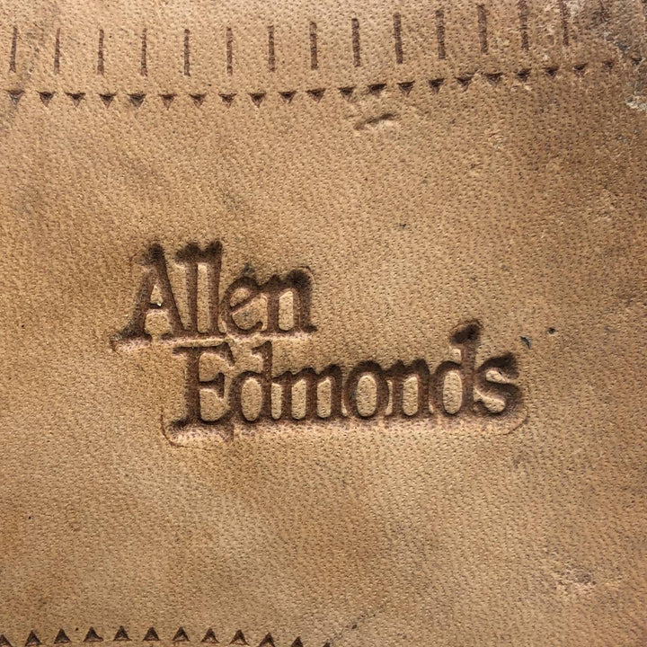 Allen Edmonds Dalton Kilt Tongue Straight Tip Tassel Loafers, Made in USA, Size 10A Men's 28.0cm unclear brown type Vintage Second Hand