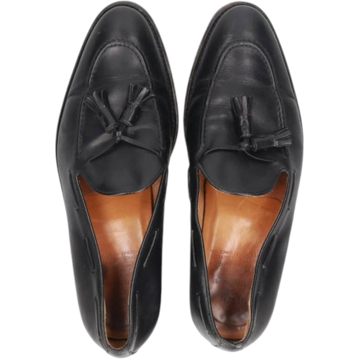 FINSBURY Classic Range Tassel Loafers, Made in Europe, Size 8 Men's 28.0cm genuine leather black type Vintage Second Hand