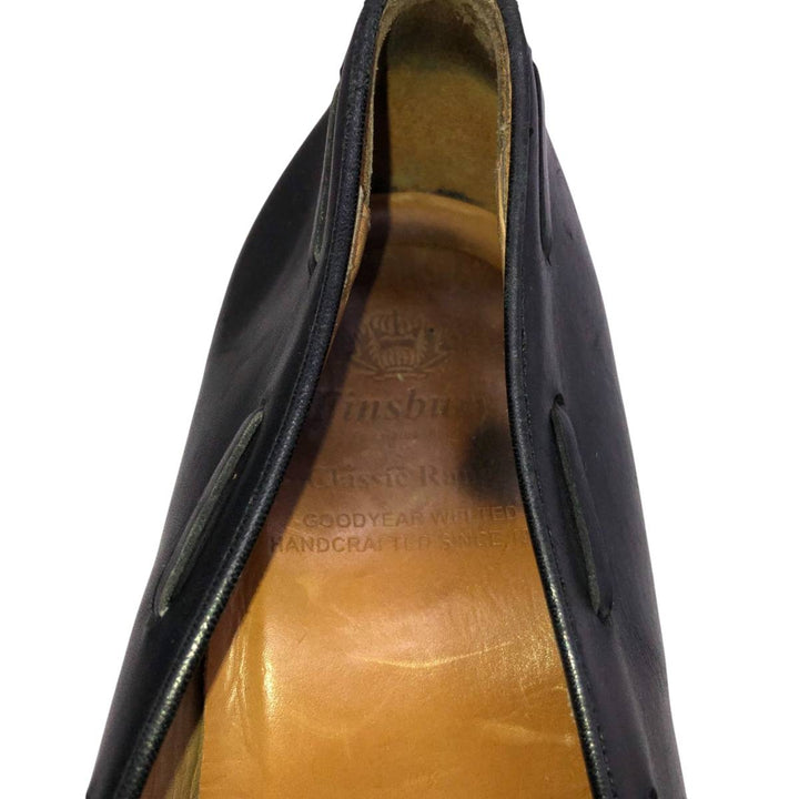 FINSBURY Classic Range Tassel Loafers, Made in Europe, Size 8 Men's 28.0cm genuine leather black type Vintage Second Hand