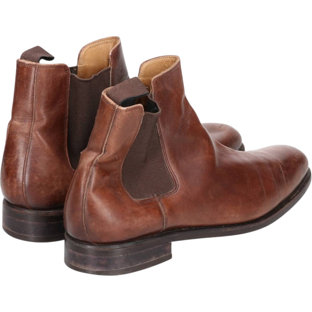 LODING Side Gore Boots 7 1/2 Men's 26.0cm genuine leather brown type Vintage Second Hand