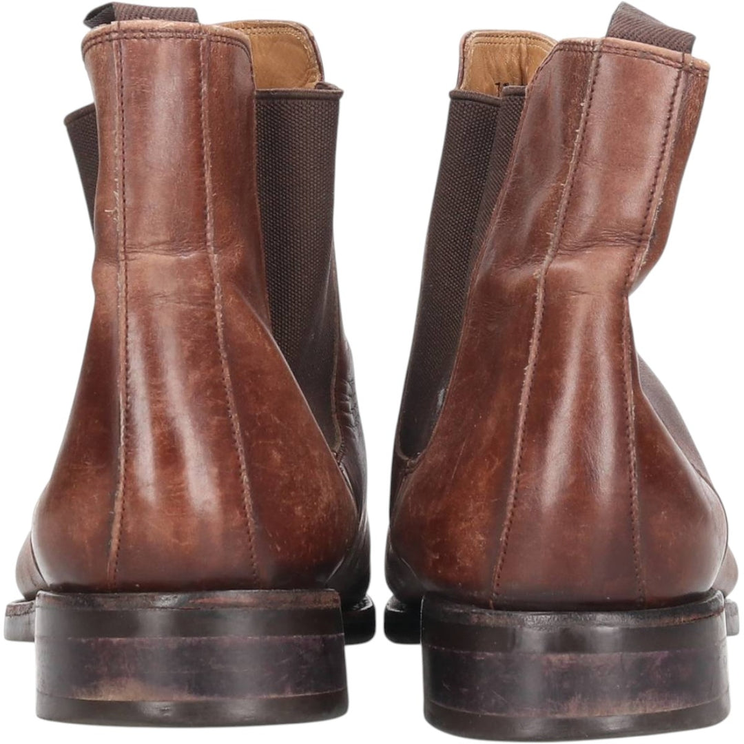 LODING Side Gore Boots 7 1/2 Men's 26.0cm genuine leather brown type Vintage Second Hand