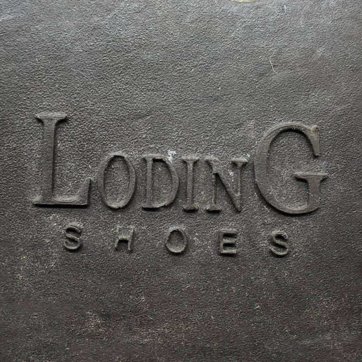 LODING Side Gore Boots 7 1/2 Men's 26.0cm genuine leather brown type Vintage Second Hand