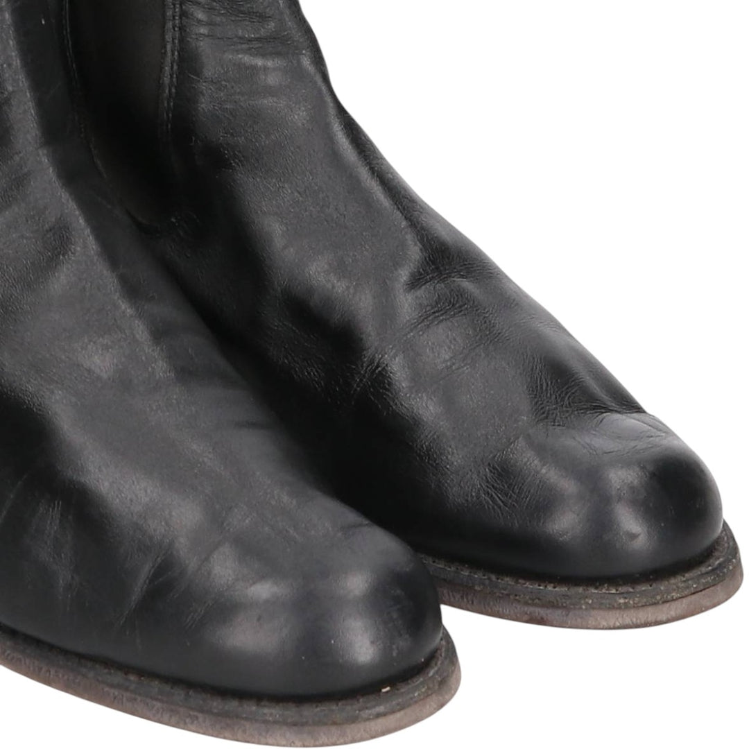RMWilliams Side Gore Boots, Made in Australia, Size 7 1/2 Men's 26.0cm genuine leather black type Vintage Second Hand