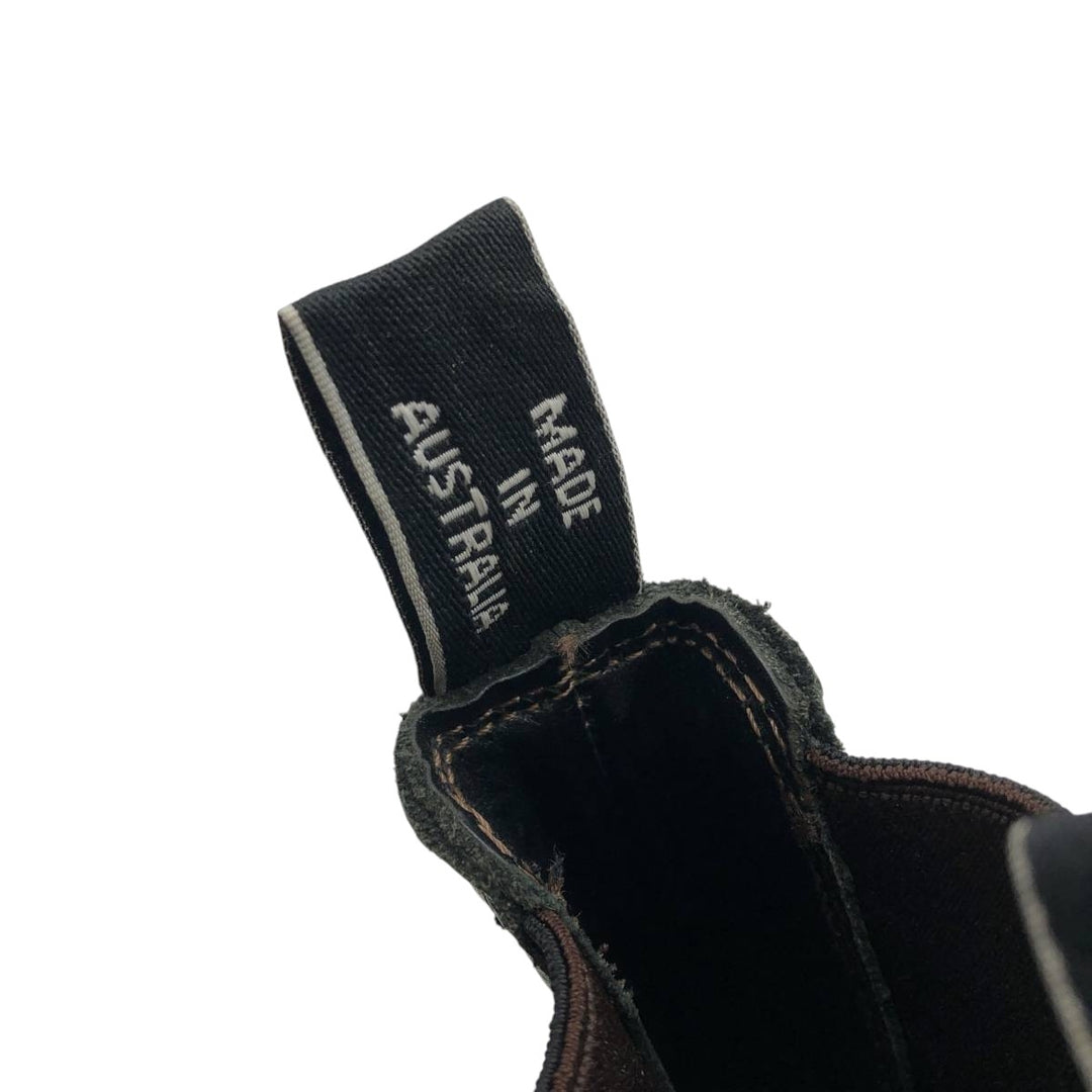 RMWilliams Side Gore Boots, Made in Australia, Size 7 1/2 Men's 26.0cm genuine leather black type Vintage Second Hand