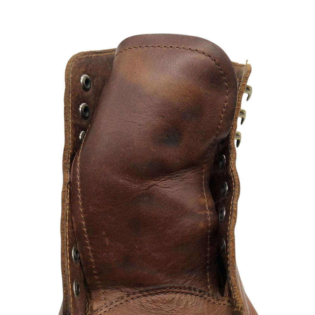 J.Crew U-tip short boots, size 10 1/2 Men's 28.5cm genuine leather brown type Vintage Second Hand