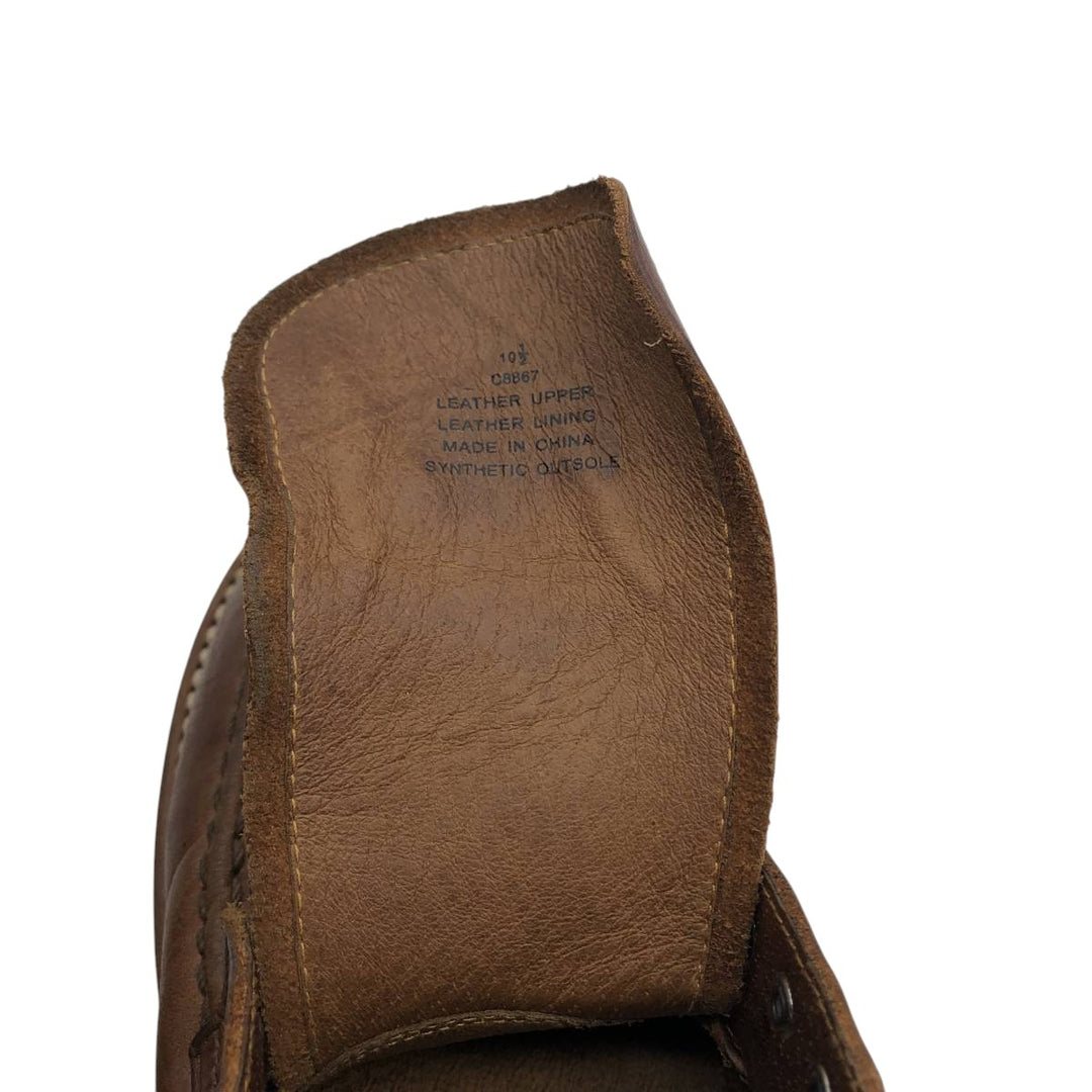 J.Crew U-tip short boots, size 10 1/2 Men's 28.5cm genuine leather brown type Vintage Second Hand