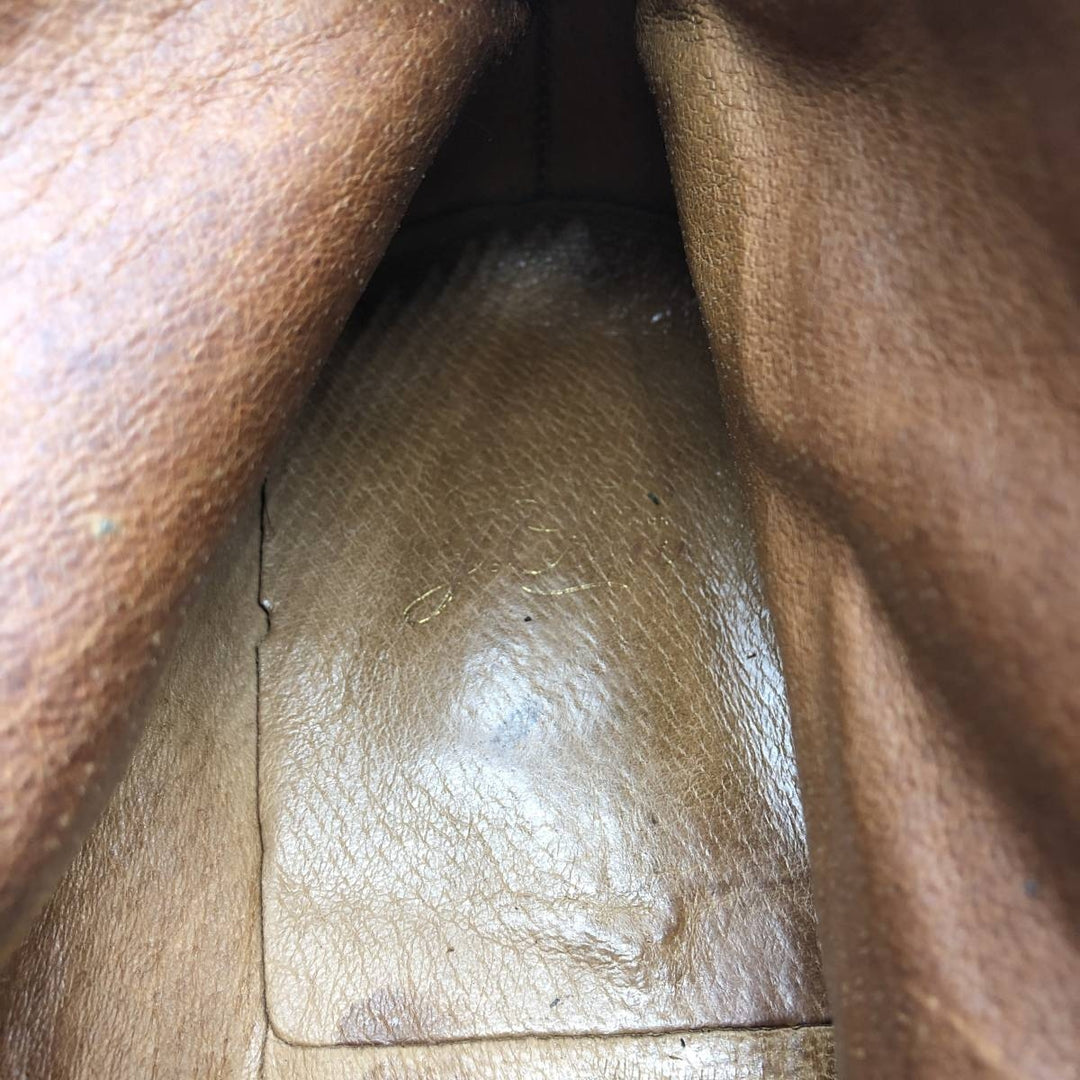 J.Crew U-tip short boots, size 10 1/2 Men's 28.5cm genuine leather brown type Vintage Second Hand