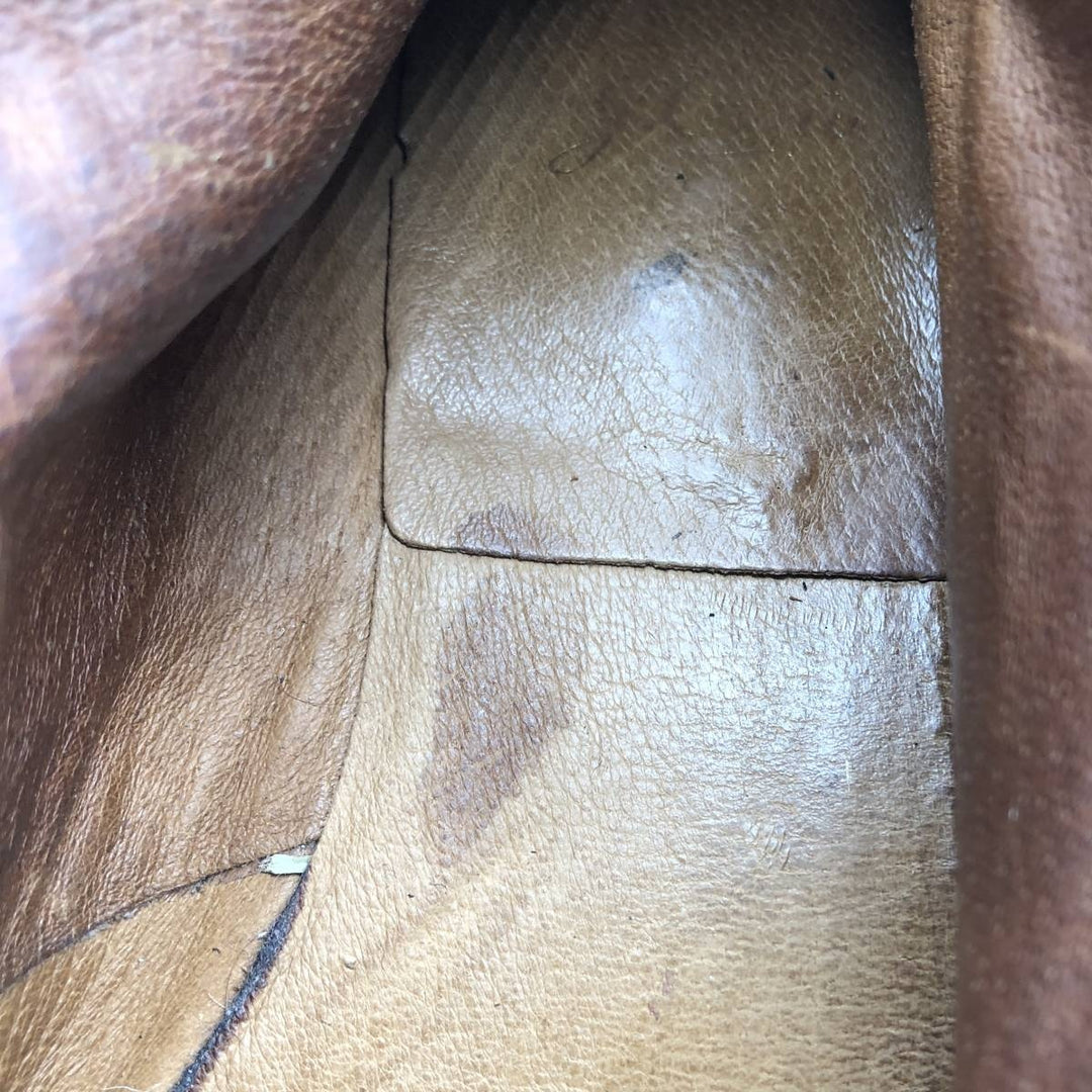 J.Crew U-tip short boots, size 10 1/2 Men's 28.5cm genuine leather brown type Vintage Second Hand