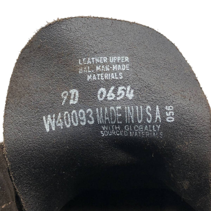 Wolverine 1000 Mile Suede Work Boots, Made in USA, 9D, Men's Size 10.6" (saa015109) Men's 27.0cm Genuine Leather Suede brown type Vintage Second Hand