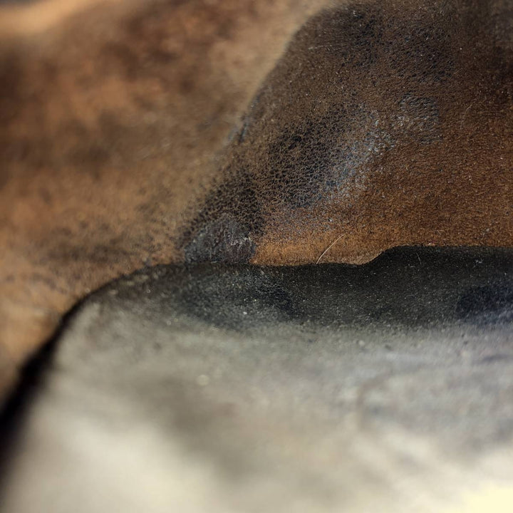 Wolverine 1000 Mile Suede Work Boots, Made in USA, 9D, Men's Size 10.6" (saa015109) Men's 27.0cm Genuine Leather Suede brown type Vintage Second Hand