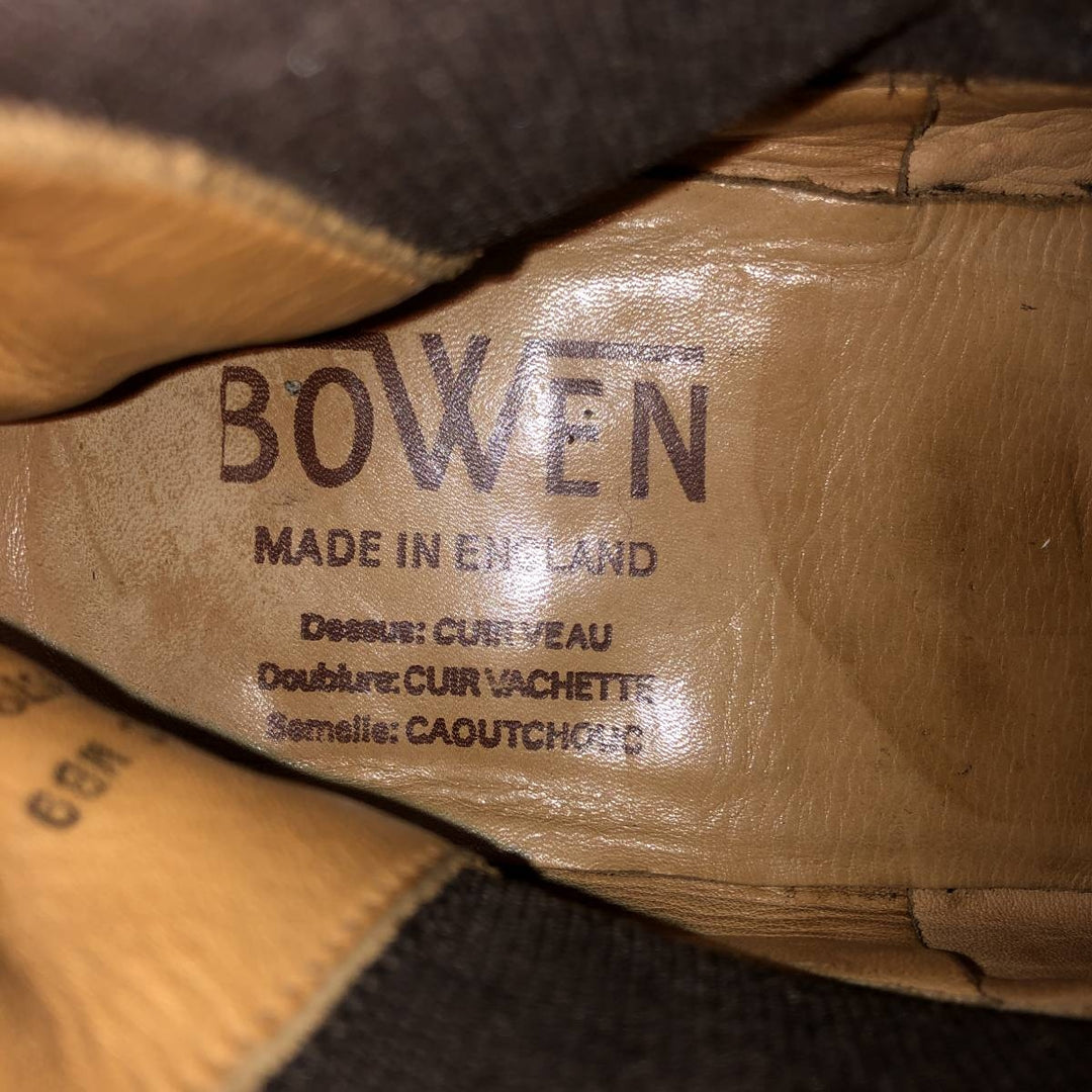 Bowen Side Gore Boots, Made in England, Size 9 Men's 27.5cm unclear brown type Vintage Second Hand