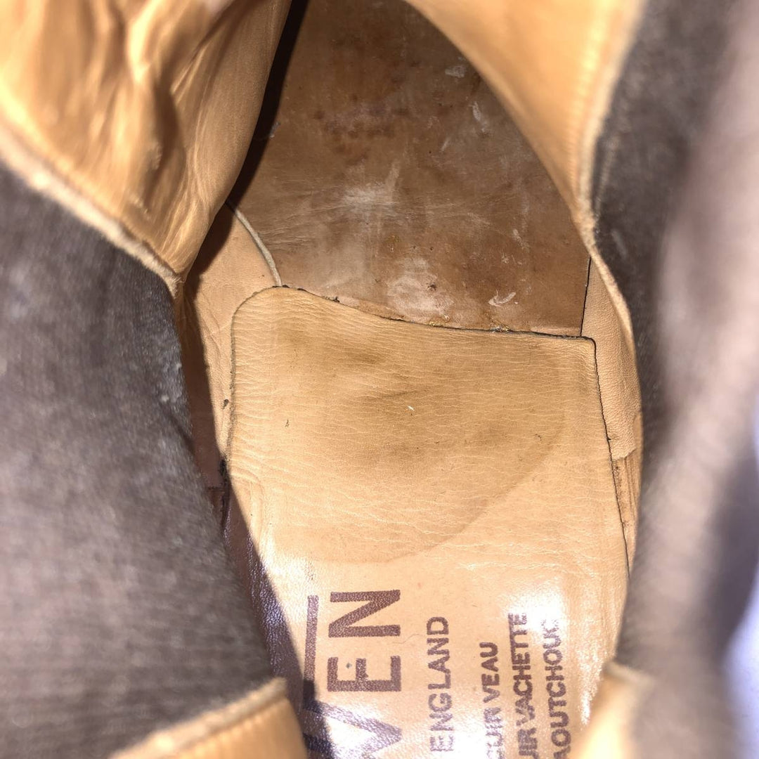 Bowen Side Gore Boots, Made in England, Size 9 Men's 27.5cm unclear brown type Vintage Second Hand