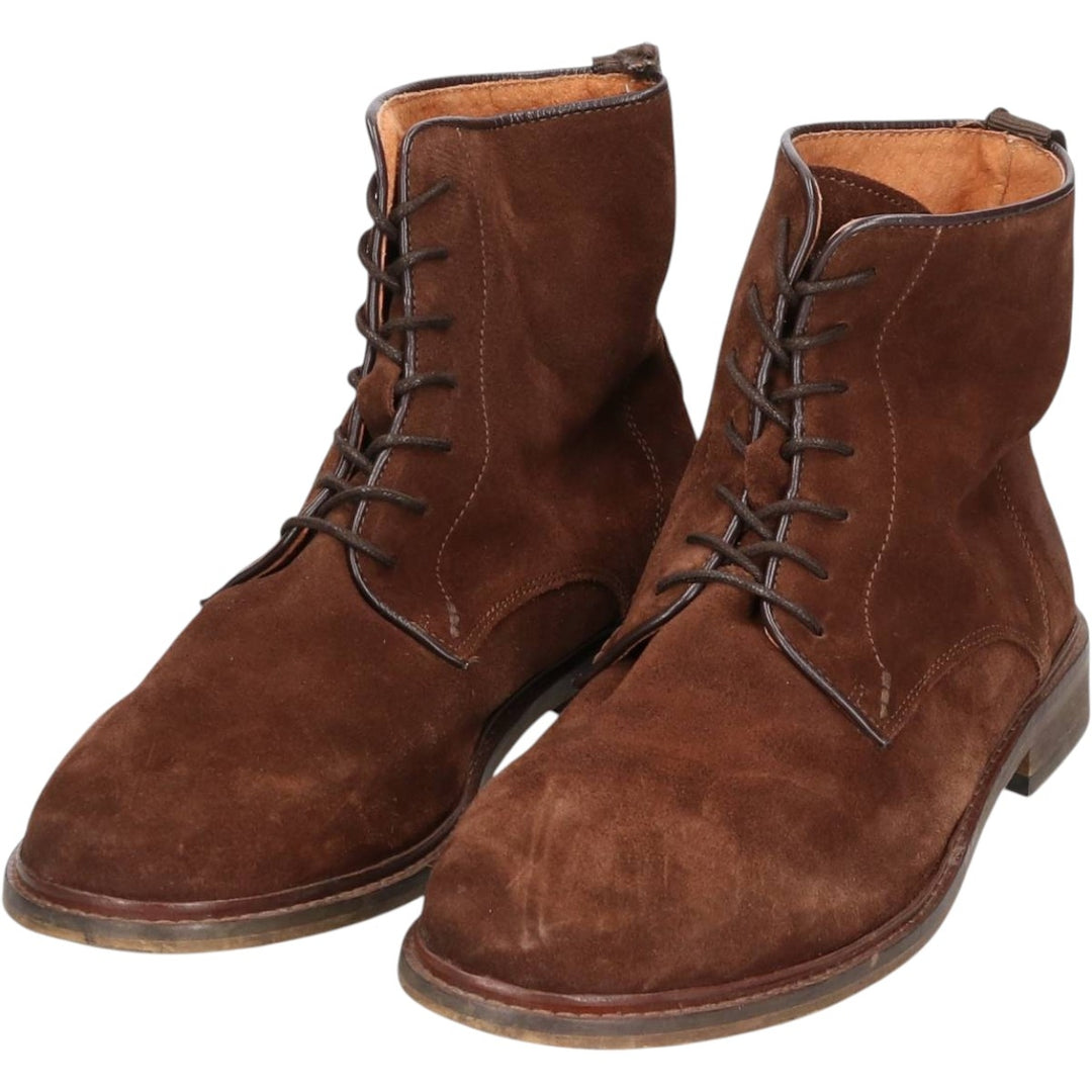 SHOE THE BEAR Suede Mid-Length Boots Made in Portugal Size 43 Men's 27.5cm Genuine Leather Suede brown type Vintage Second Hand