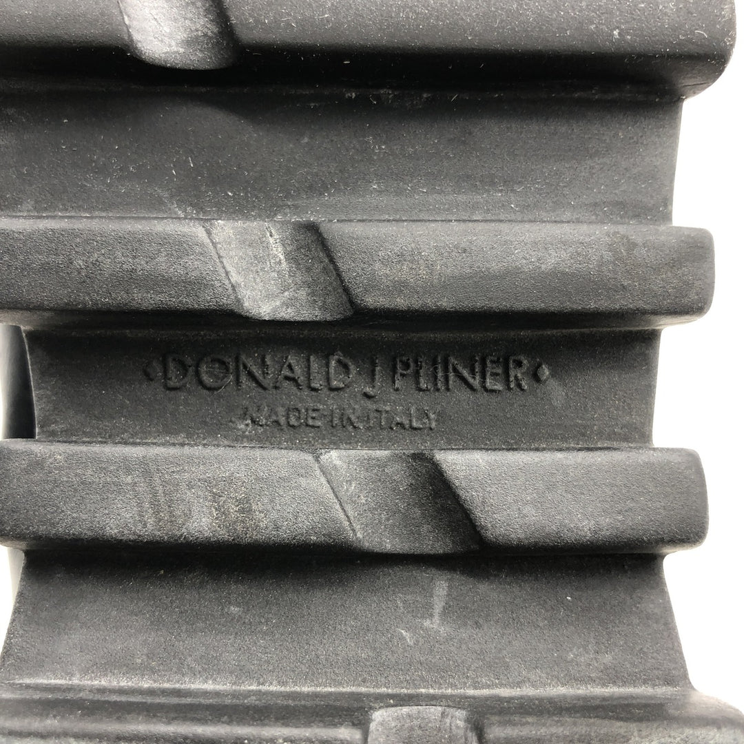 DONALD J PLINER Plain Toe Shoes Made in Italy Size 10 M Women's 27.0cm unclear black type Vintage Second Hand