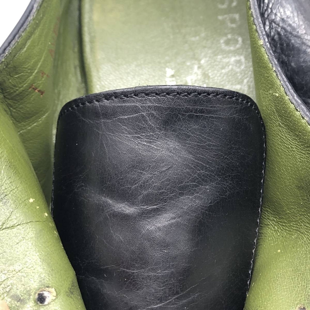 DONALD J PLINER Plain Toe Shoes Made in Italy Size 10 M Women's 27.0cm unclear black type Vintage Second Hand